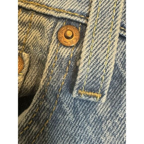 Vintage Levis 501 S Jeans 29X28  Big E Denim Jeans Button Fly Distressed Retro - Picture 9 of 15